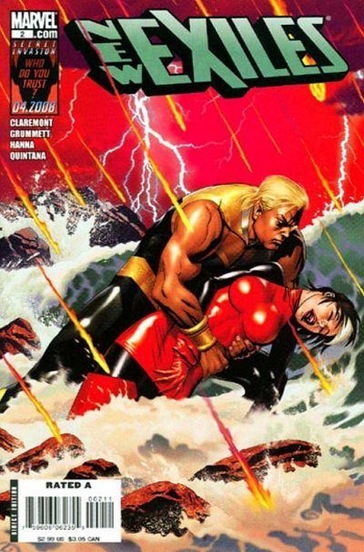 Cover of New Exiles (Vol 1) #2. One of 250,000 Vintage American Comics on sale from Krypton!