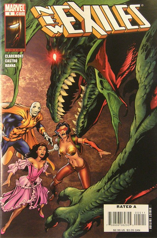 Cover of New Exiles (Vol 1) #5. One of 250,000 Vintage American Comics on sale from Krypton!