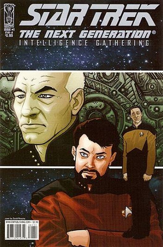 Cover of Star Trek TNG: Intelligence Gathering #1. One of 250,000 Vintage American Comics on sale from Krypton!