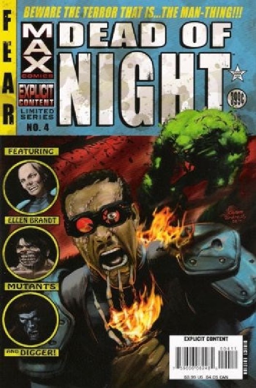 Cover of Dead of Night: Man-Thing (2008 Ltd) #4. One of 250,000 Vintage American Comics on sale from Krypton!