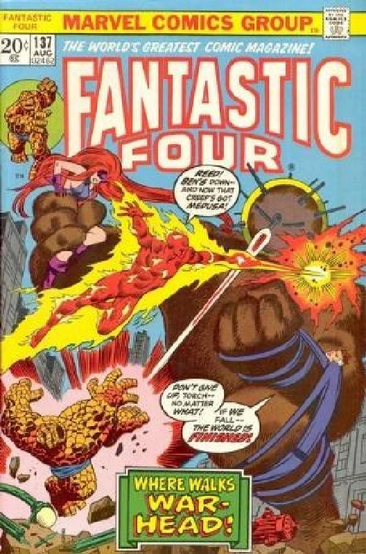 Cover of Fantastic Four (Vol 1) #137. One of 250,000 Vintage American Comics on sale from Krypton!