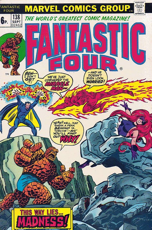 Cover of Fantastic Four (Vol 1) #138. One of 250,000 Vintage American Comics on sale from Krypton!