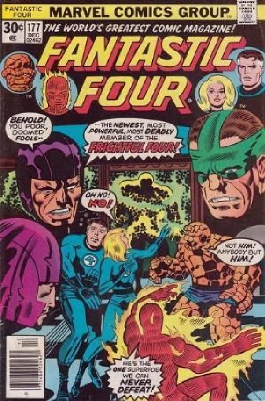 Cover of Fantastic Four (Vol 1) #177. One of 250,000 Vintage American Comics on sale from Krypton!
