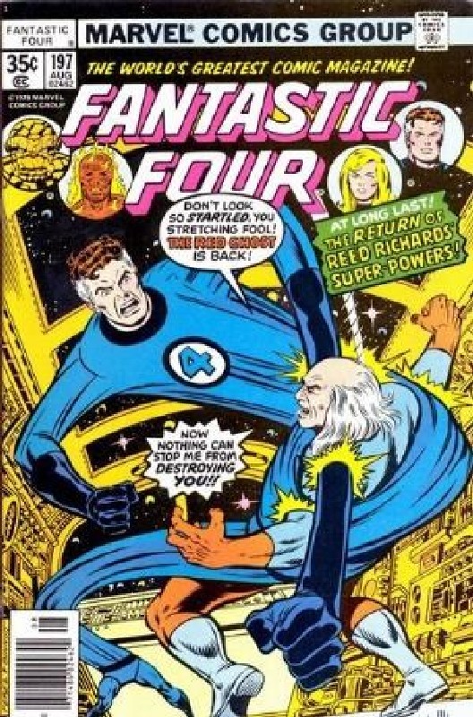 Cover of Fantastic Four (Vol 1) #197. One of 250,000 Vintage American Comics on sale from Krypton!