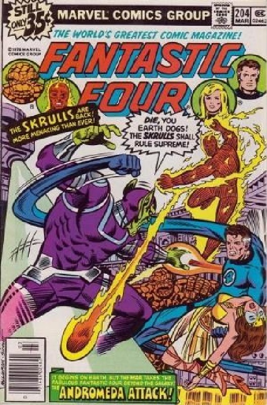 Cover of Fantastic Four (Vol 1) #204. One of 250,000 Vintage American Comics on sale from Krypton!