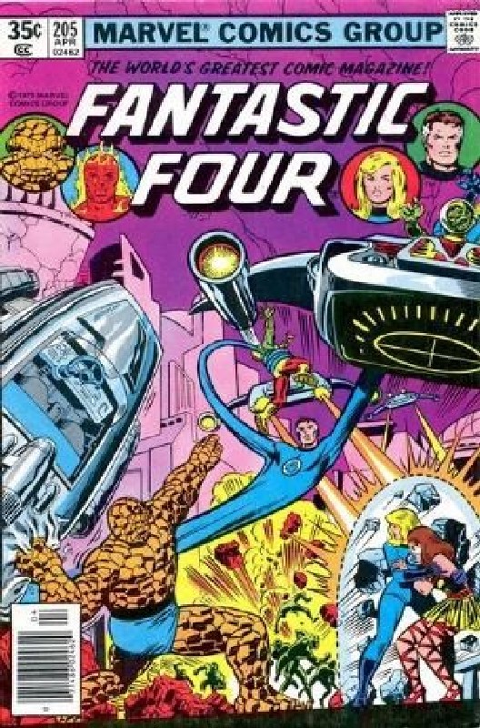 Cover of Fantastic Four (Vol 1) #205. One of 250,000 Vintage American Comics on sale from Krypton!