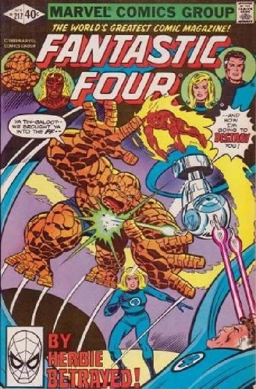 Cover of Fantastic Four (Vol 1) #217. One of 250,000 Vintage American Comics on sale from Krypton!