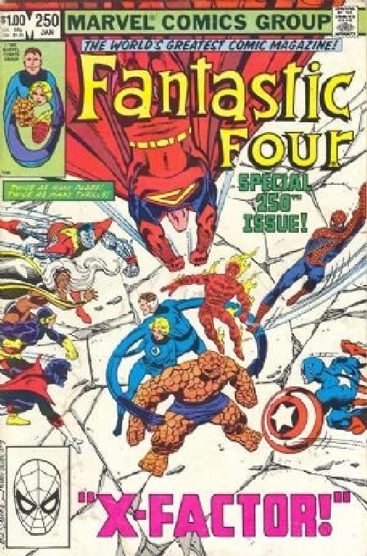 Cover of Fantastic Four (Vol 1) #250. One of 250,000 Vintage American Comics on sale from Krypton!