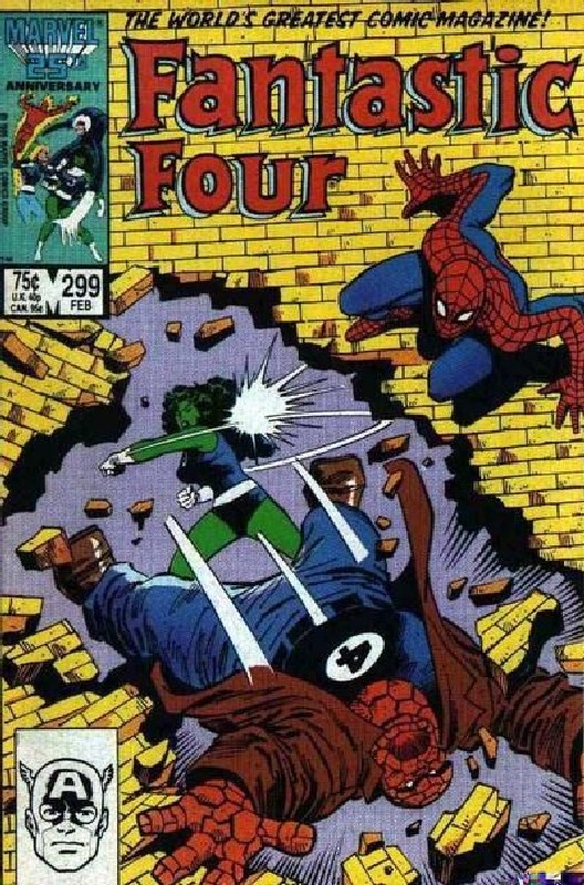 Cover of Fantastic Four (Vol 1) #299. One of 250,000 Vintage American Comics on sale from Krypton!