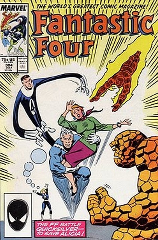 Cover of Fantastic Four (Vol 1) #304. One of 250,000 Vintage American Comics on sale from Krypton!
