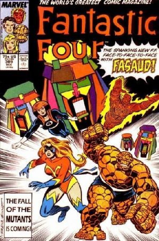 Cover of Fantastic Four (Vol 1) #309. One of 250,000 Vintage American Comics on sale from Krypton!