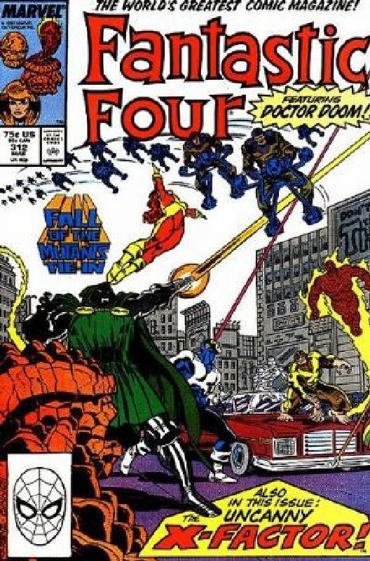 Cover of Fantastic Four (Vol 1) #312. One of 250,000 Vintage American Comics on sale from Krypton!