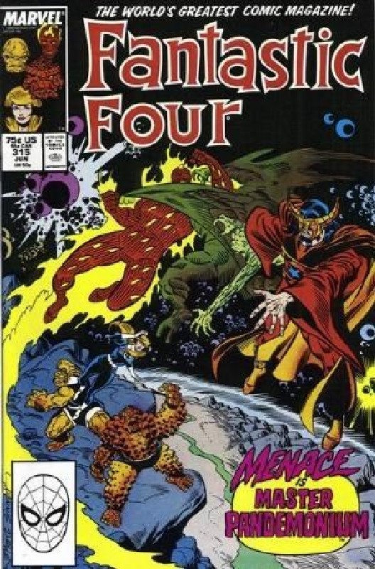 Cover of Fantastic Four (Vol 1) #315. One of 250,000 Vintage American Comics on sale from Krypton!