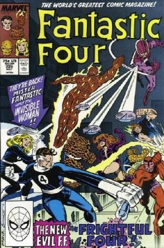 Cover of Fantastic Four (Vol 1) #326. One of 250,000 Vintage American Comics on sale from Krypton!