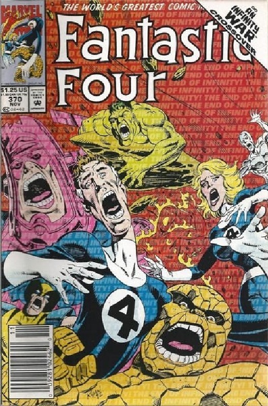 Cover of Fantastic Four (Vol 1) #370. One of 250,000 Vintage American Comics on sale from Krypton!