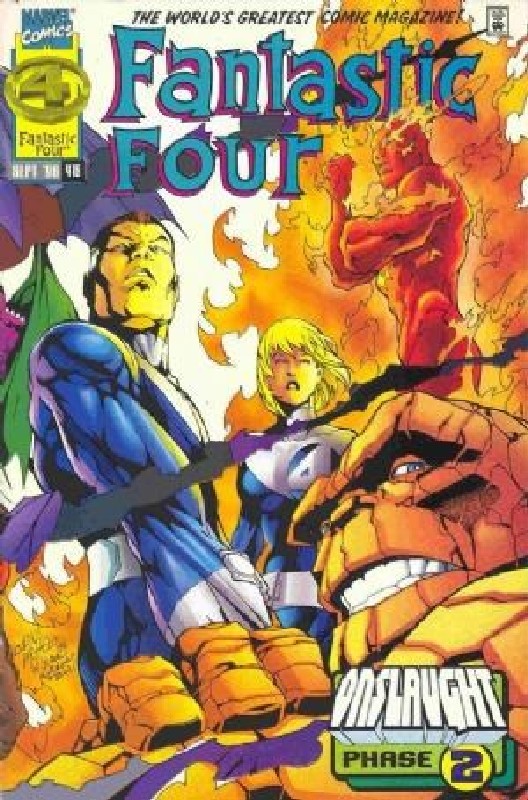 Cover of Fantastic Four (Vol 1) #416. One of 250,000 Vintage American Comics on sale from Krypton!