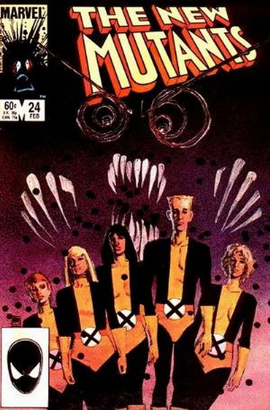 Cover of New Mutants (Vol 1) #24. One of 250,000 Vintage American Comics on sale from Krypton!