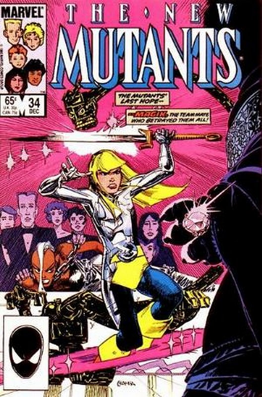 Cover of New Mutants (Vol 1) #34. One of 250,000 Vintage American Comics on sale from Krypton!