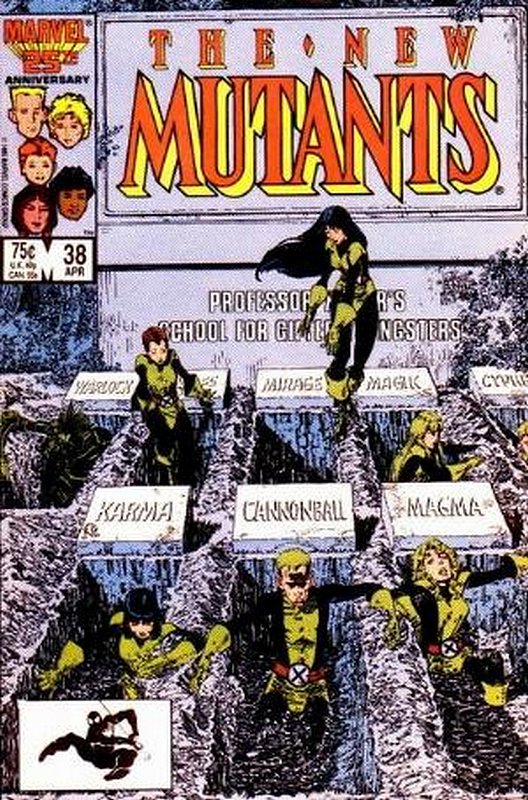 Cover of New Mutants (Vol 1) #38. One of 250,000 Vintage American Comics on sale from Krypton!