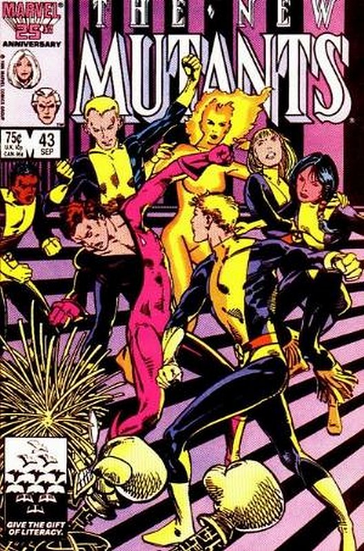 Cover of New Mutants (Vol 1) #43. One of 250,000 Vintage American Comics on sale from Krypton!