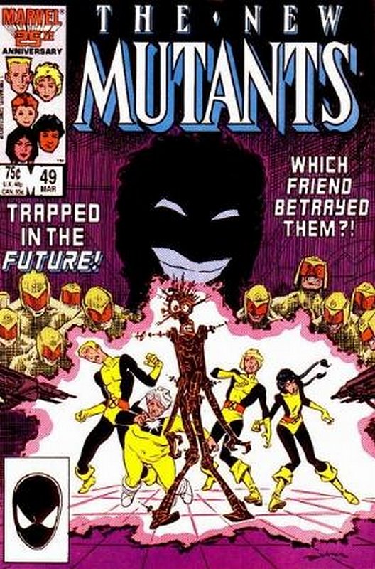 Cover of New Mutants (Vol 1) #49. One of 250,000 Vintage American Comics on sale from Krypton!