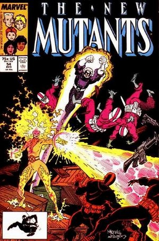 Cover of New Mutants (Vol 1) #54. One of 250,000 Vintage American Comics on sale from Krypton!