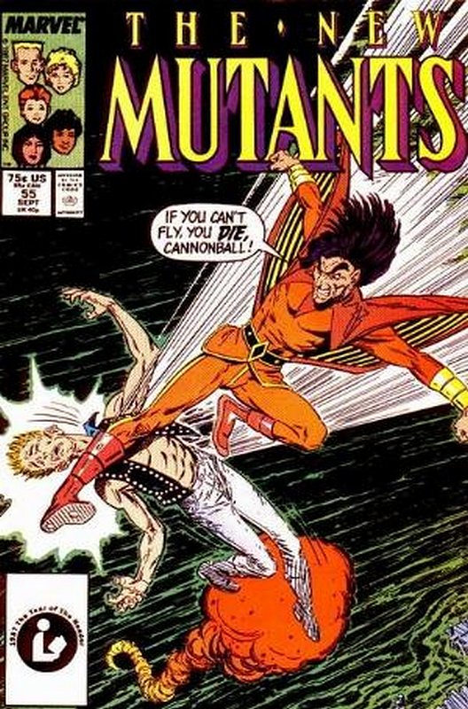Cover of New Mutants (Vol 1) #55. One of 250,000 Vintage American Comics on sale from Krypton!