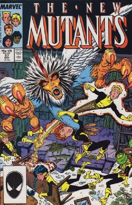 Cover of New Mutants (Vol 1) #57. One of 250,000 Vintage American Comics on sale from Krypton!
