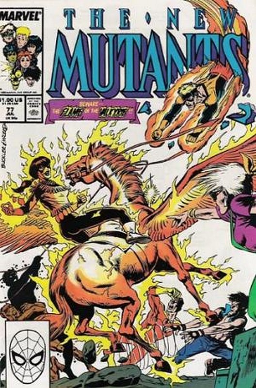 Cover of New Mutants (Vol 1) #77. One of 250,000 Vintage American Comics on sale from Krypton!