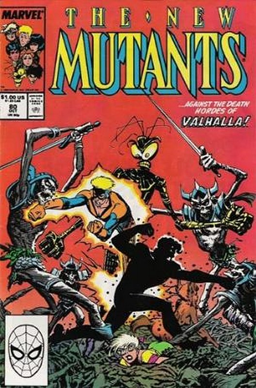 Cover of New Mutants (Vol 1) #80. One of 250,000 Vintage American Comics on sale from Krypton!