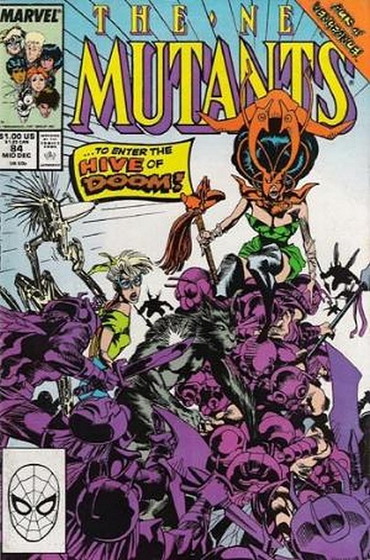 Cover of New Mutants (Vol 1) #84. One of 250,000 Vintage American Comics on sale from Krypton!