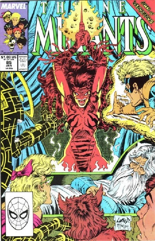 Cover of New Mutants (Vol 1) #85. One of 250,000 Vintage American Comics on sale from Krypton!
