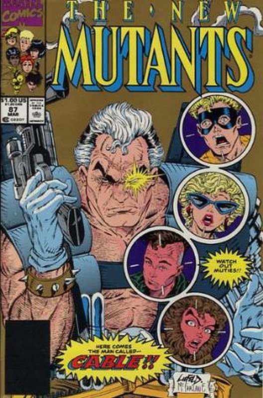 1st Cable<br> Cover of New Mutants (Vol 1) #87. One of 250,000 Vintage American Comics on sale from Krypton!