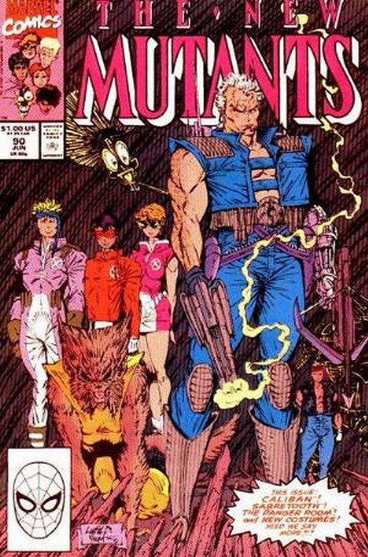 Cover of New Mutants (Vol 1) #90. One of 250,000 Vintage American Comics on sale from Krypton!