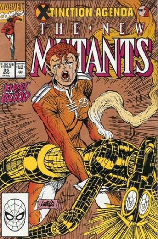 Cover of New Mutants (Vol 1) #95. One of 250,000 Vintage American Comics on sale from Krypton!