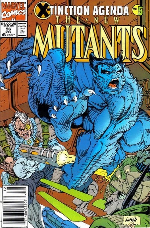 Cover of New Mutants (Vol 1) #96. One of 250,000 Vintage American Comics on sale from Krypton!