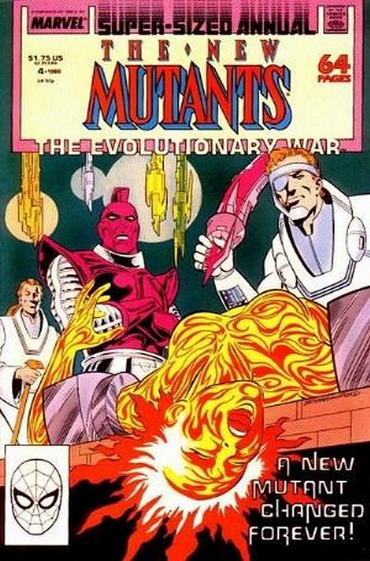 Cover of New Mutants Annual #4. One of 250,000 Vintage American Comics on sale from Krypton!