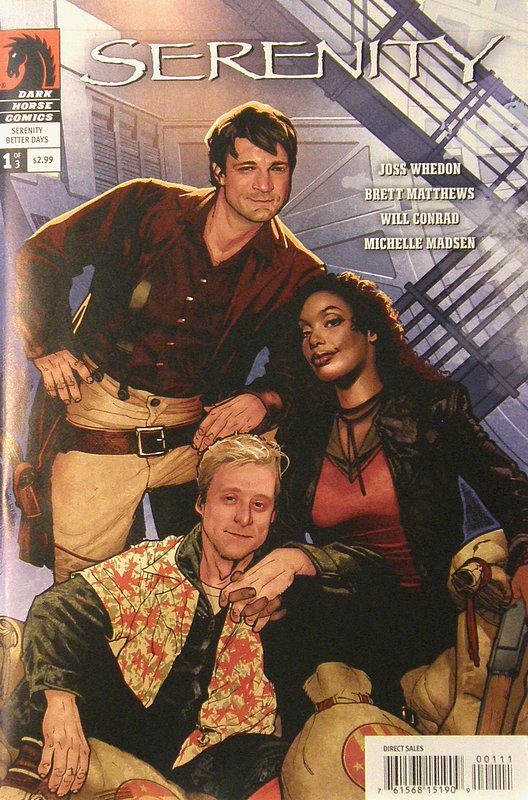 .<br> Cover of Serenity: Better Days #1. One of 250,000 Vintage American Comics on sale from Krypton!