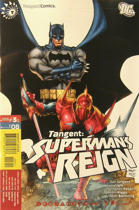 Cover of Tangent: Supermans Reign (2008 Ltd) #3. One of 250,000 Vintage American Comics on sale from Krypton!