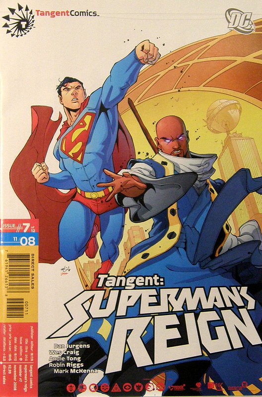 Cover of Tangent: Supermans Reign (2008 Ltd) #7. One of 250,000 Vintage American Comics on sale from Krypton!