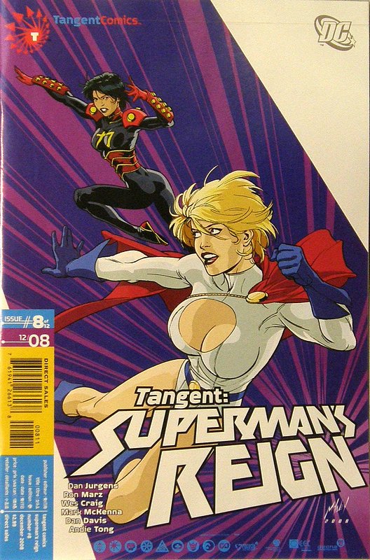 Cover of Tangent: Supermans Reign (2008 Ltd) #8. One of 250,000 Vintage American Comics on sale from Krypton!