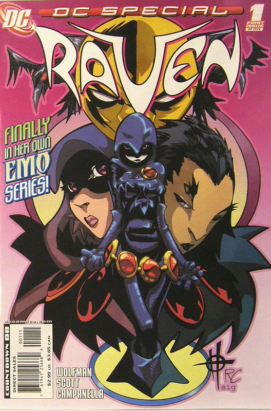 Cover of DC Special: Raven #1. One of 250,000 Vintage American Comics on sale from Krypton!