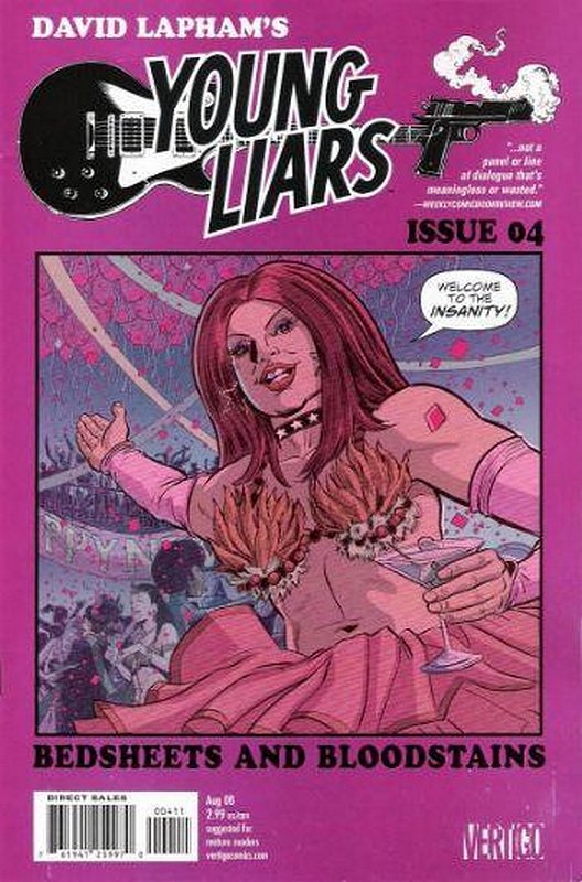Cover of Young Liars (Vol 1) #4. One of 250,000 Vintage American Comics on sale from Krypton!