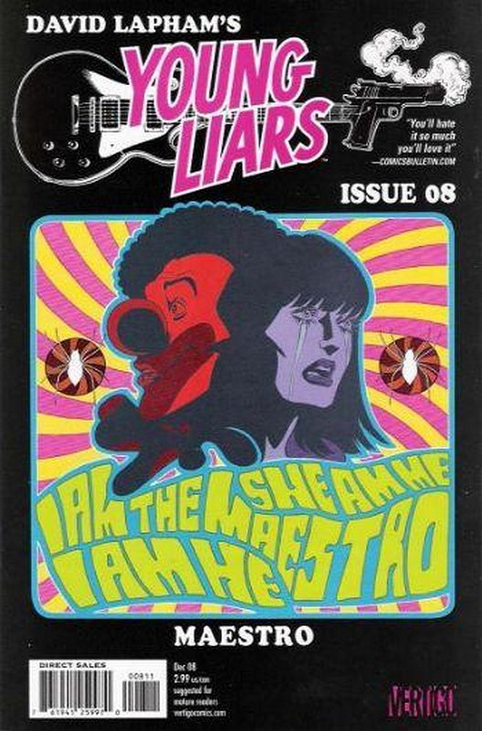 Cover of Young Liars (Vol 1) #8. One of 250,000 Vintage American Comics on sale from Krypton!