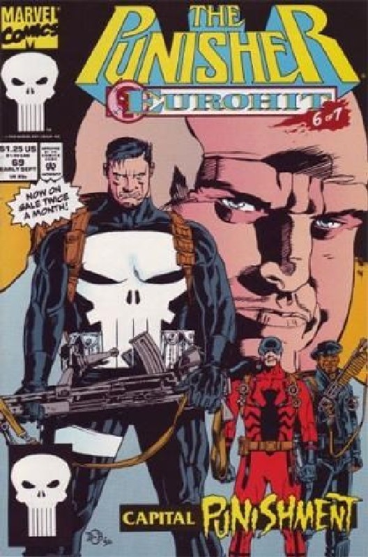 Cover of Punisher (Vol 1) #69. One of 250,000 Vintage American Comics on sale from Krypton!