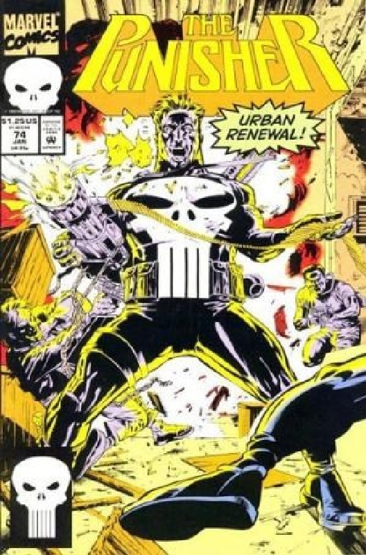 Cover of Punisher (Vol 1) #74. One of 250,000 Vintage American Comics on sale from Krypton!