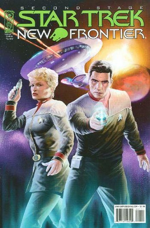 Cover of Star Trek: New Frontier (2008 Ltd) #1. One of 250,000 Vintage American Comics on sale from Krypton!