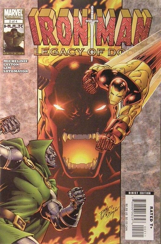 Cover of Iron Man: Legacy of Doom (2008 Ltd) #2. One of 250,000 Vintage American Comics on sale from Krypton!