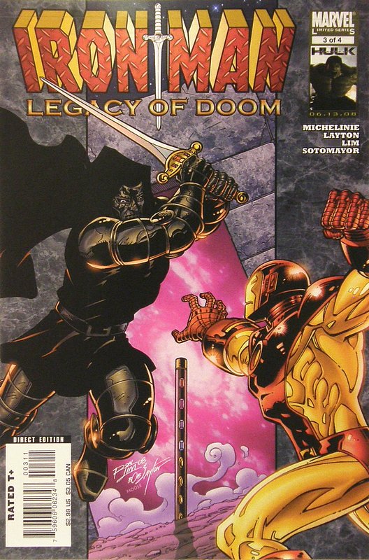 Cover of Iron Man: Legacy of Doom (2008 Ltd) #3. One of 250,000 Vintage American Comics on sale from Krypton!