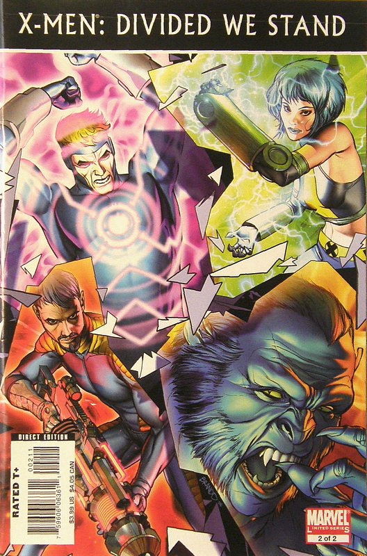 Cover of X-Men: Divided We Stand (2008 Ltd) #2. One of 250,000 Vintage American Comics on sale from Krypton!
